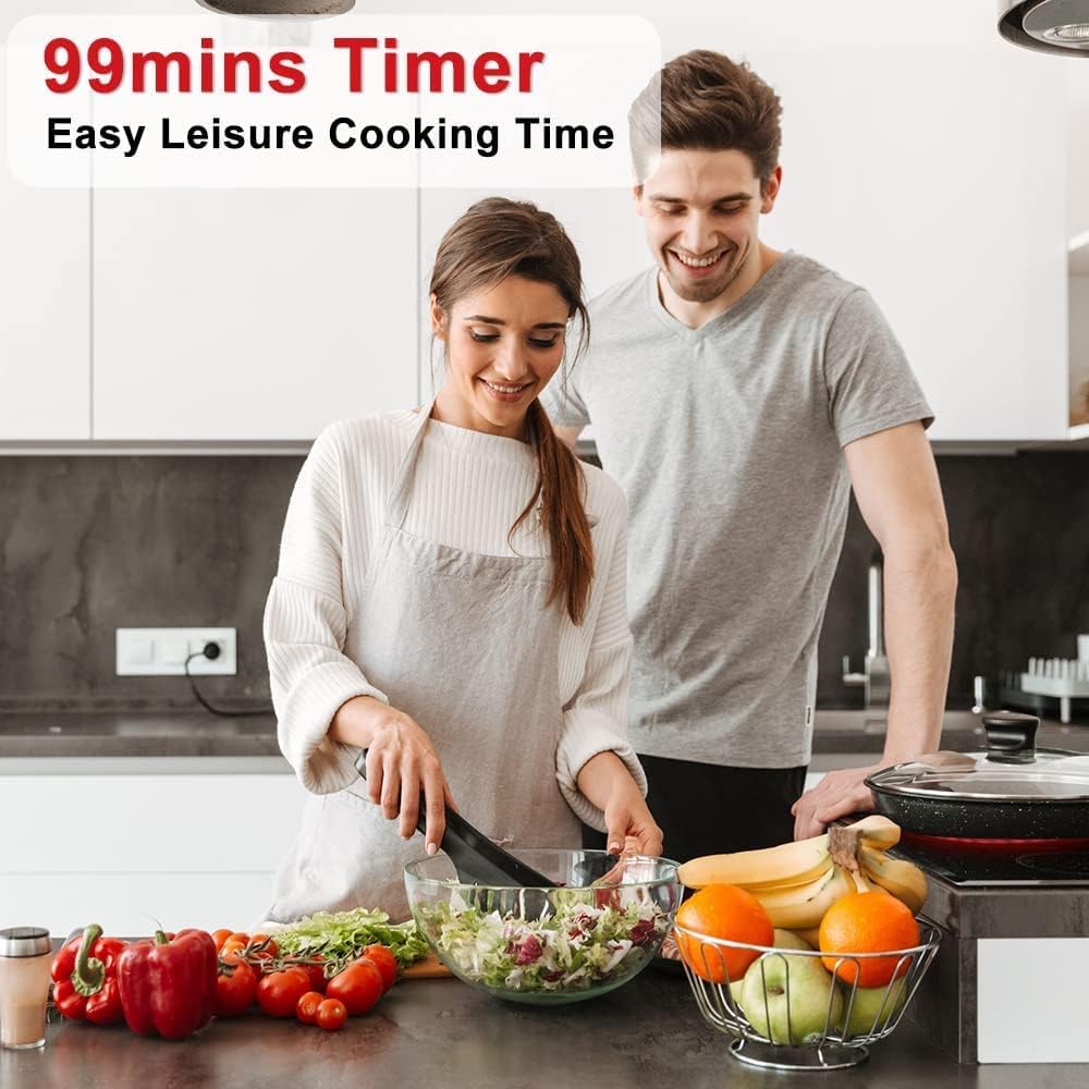 Electric Cooktop 30 inch, ECOTOUCH Radiant Cooktop 4 Burner Smoothtop Electric Cooktop 30