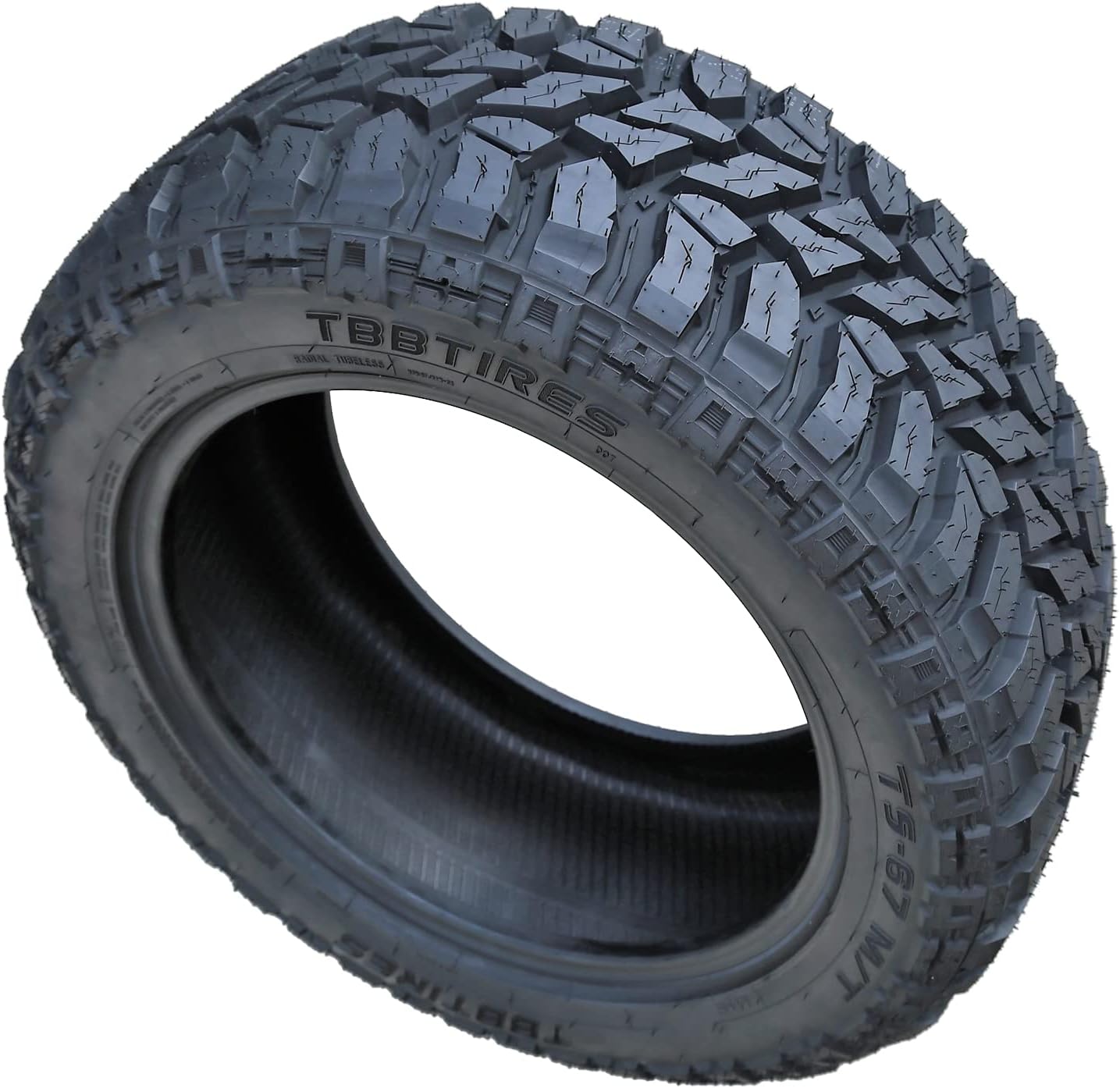 TBB TS-57 R/T All-Terrain Mud Off-Road Light Truck Radial Tire-LT285/55R20 285/55/20 285/55-20 122/119Q Load Range E LRE 10-Ply BSW Black Side Wall