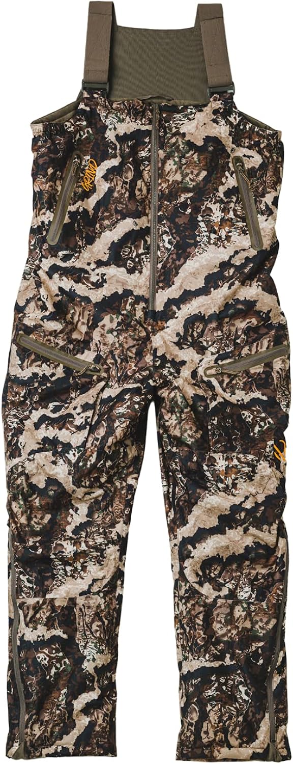 VEIL CAMO Men’s Insulated Chaos Bib – 100g Insulation, Noise Reduction Face Fabric, Storage Pockets, Breathable & Waterproof