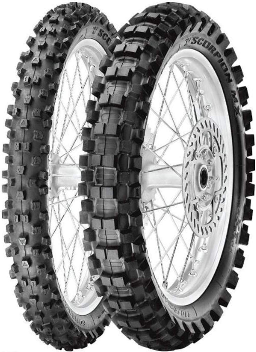 Pirelli Scorpion MX eXTra J Tire - Rear - 90/100-16 , Position: Rear, Tire Size: 90/100-16, Rim Size: 16, Load Rating: 51, Speed Rating: M, Tire Type: Offroad, Tire Application: Intermediate 2134100 Pack of 2