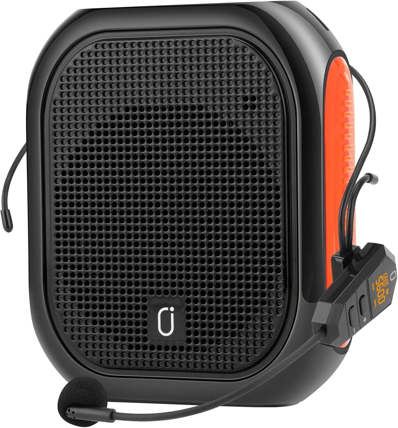 JYX Portable Voice Amplifier for Teacher with Wireless Microphone Headset and waistband,Rechargeable PA System Support MP3,AUX in,REC for Teaching,Meeting,Presentation Pack of 2