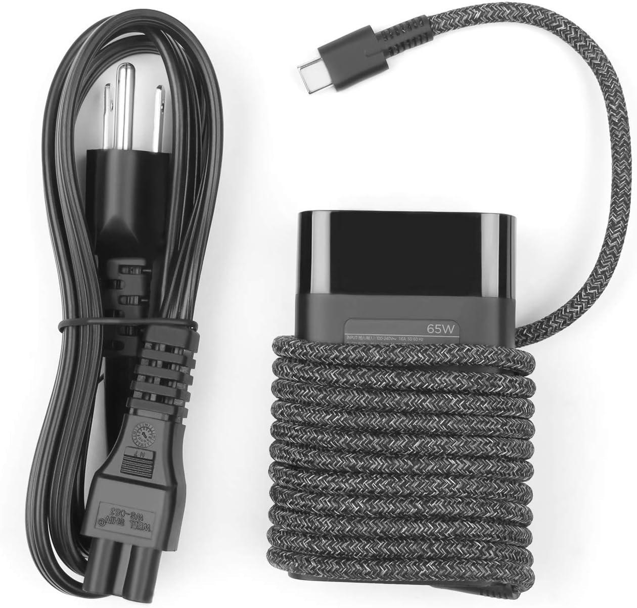 JUYOON 65W 45W USB-C Charger for L04650-850 TPN-LA12 HP Spectre 13 x360 2019 13-AP Folio 13-ak0000 Elite x2 1013 G3, Elite Dragonfly, EliteBook x360 1030 G3 1040 G4 G5 Pack of 2