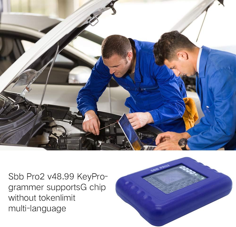 Sbb Pro2 V48.99 Key Programmer Supports G Chip Without Token Limit Multi-Language Car Key Programmer with CD Scanner