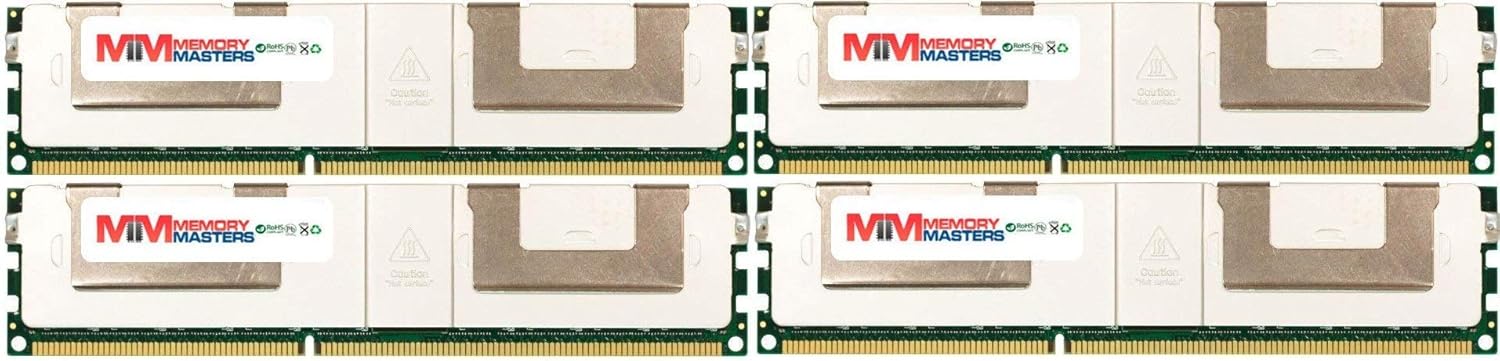 MemoryMasters 16GB (4x4GB) DDR3-1866MHz PC3-14900 ECC RDIMM 1Rx8 1.5V Registered Memory for Server/Workstation