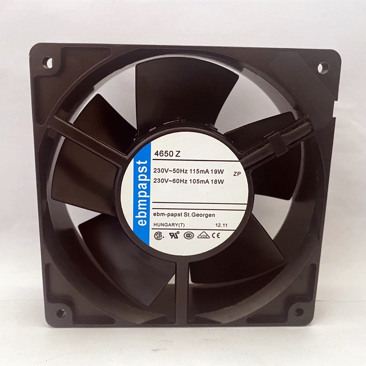 4650Z Fan 230V 115/105mA 19/18W 12CM Cooling Fan Pack of 2