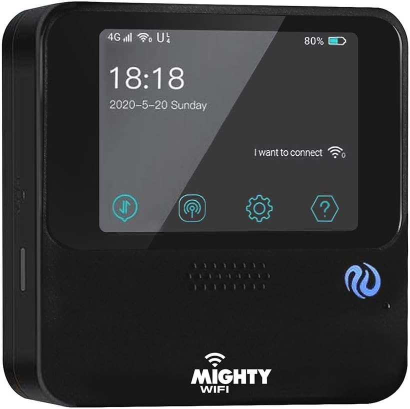 Mobile Wi-Fi Hotspot Device High Speed Wi-Fi Portable Router with US 30 GB & Global 3 GB Data 30 Days, No SIM-Card, Pocket, Free Roaming, Worldwide, Travel, Home