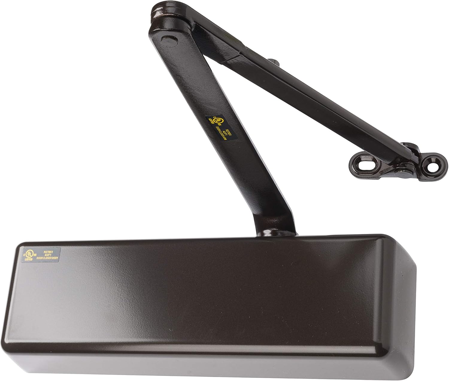 Lawrence Extra Heavy Duty Door Closer Commercial Grade 1 - Adjustable 6-Speed Delayed-Action Door Control with 3 Pistons – Flexible Installation with Included Hardware - Lawrence Hardware LH8016