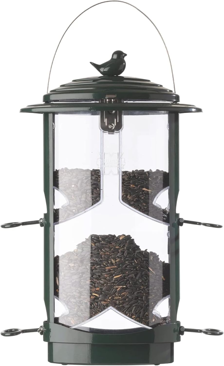 Squirrel-X 111IN Bird Feeder, Black Pack of 2