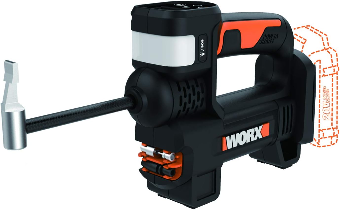Worx WX092L 20V Power Share Portable Air Pump Inflator