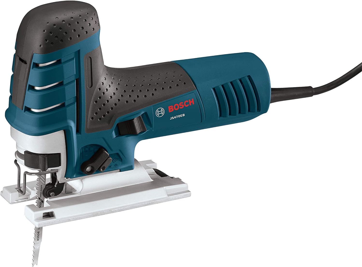 BOSCH 7.0 Amp Corded Variable Speed Barrel-Grip Jig Saw JS470EB with Carrying Case,Blue