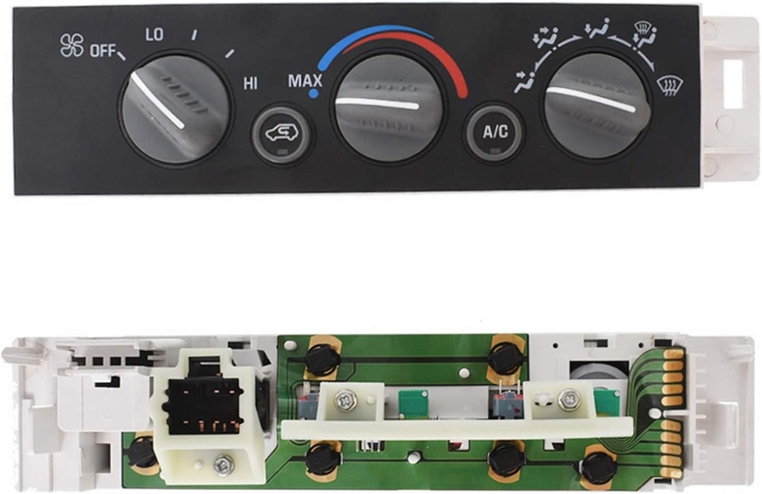labwork AC Heater Control Panel w/o Rear Window Defogger 9378815 Replacement for Chevy GMC C2500 Pack of 2