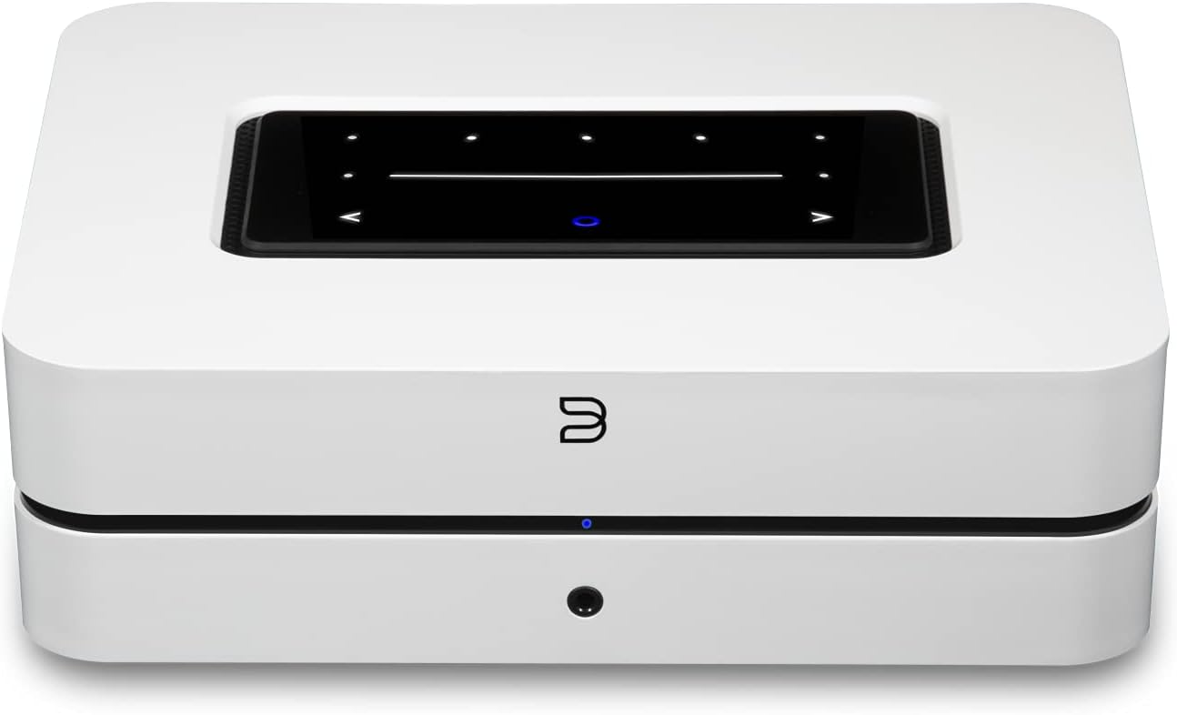 Bluesound POWERNODE Wireless Multi-Room Hi-Res Music Streaming Amplifier - White, N330WHTUNV