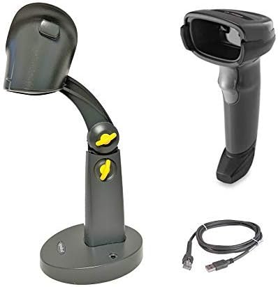 Clover Barcode Scanner, with Hands-Free Stand, USB Corded | for Clover Station and Mini (Zebra/Symbol DS2208) (Renewed)