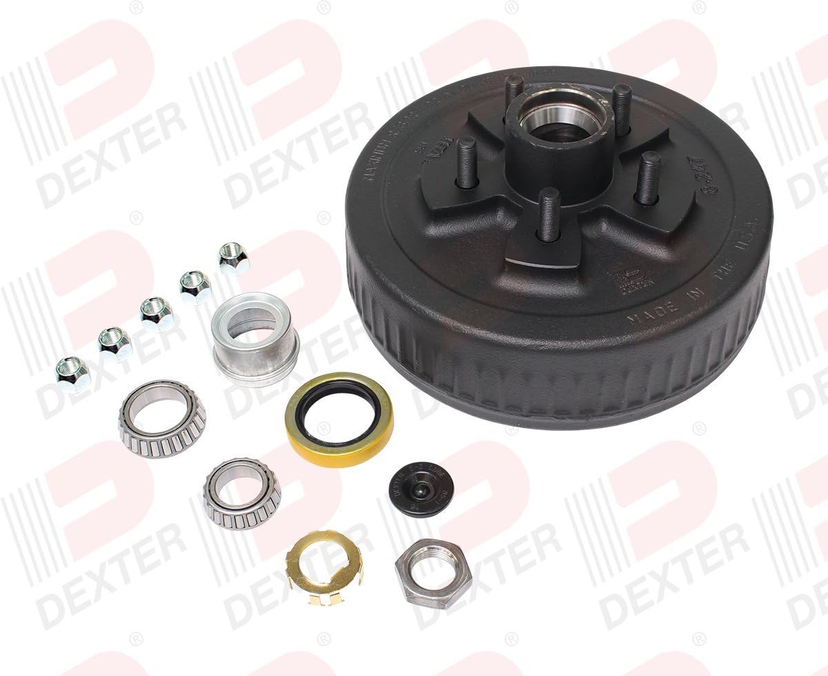 Dexter Axle Hub and Drum Kit (K08-247-94) For 3,500 lb. axle, 5 on 4.50 w/EZ Lube Cap