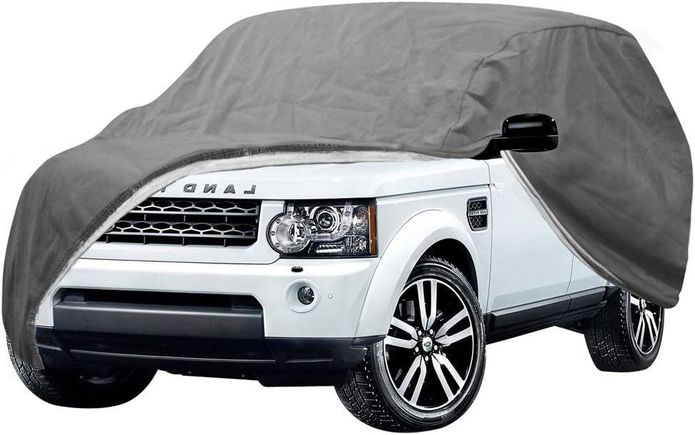 OxGord Signature Auto Cover - 100 Water-Proof 5 Layers - True Mastepiece - Ready-Fit Semi Glove Fit for SUV, Van Truck - Fits up to 206 Inches Pack of 2