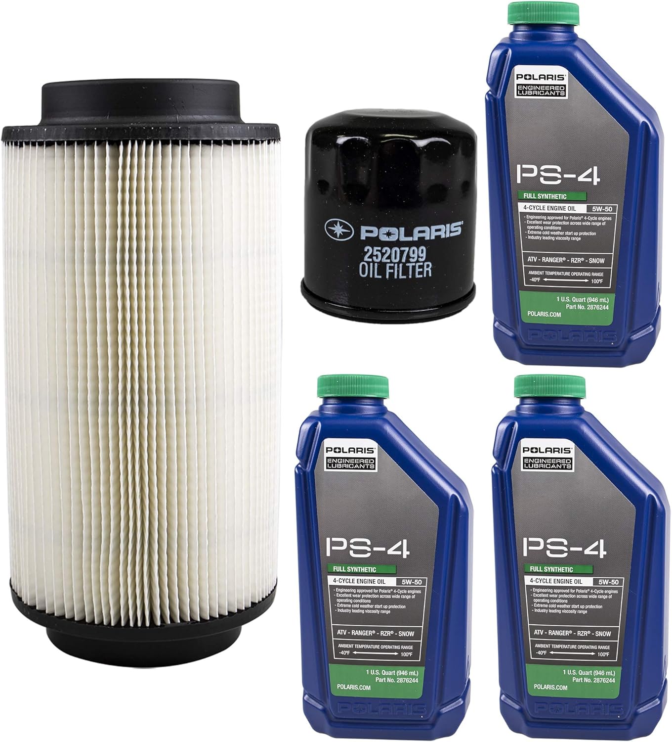 2006-2009 Sportsman 500 Efi Genuine Polaris Oil Change and Air Filter Kit