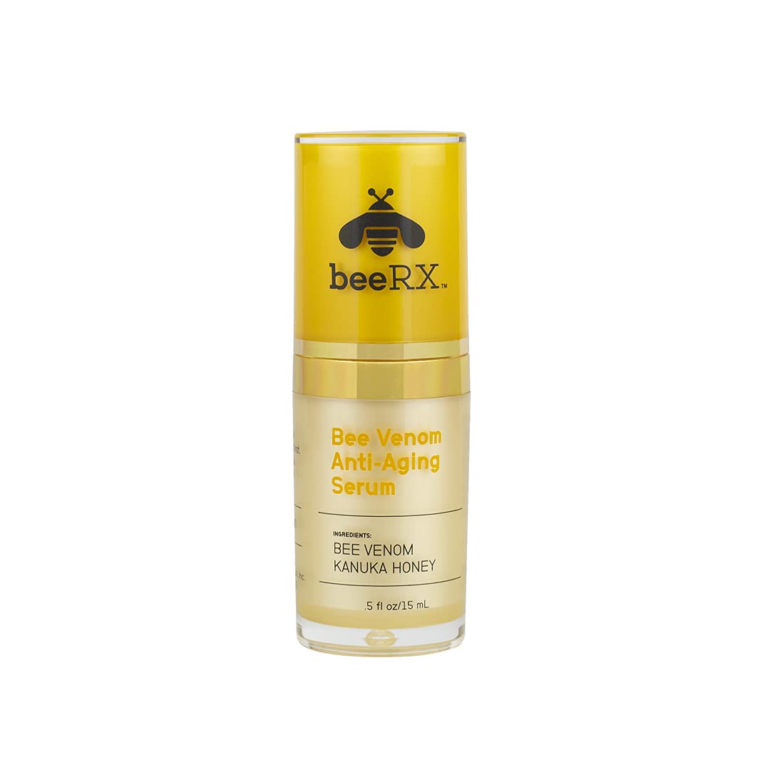 Bee Rx Anti-Aging Facial Serum, 0.5floz Pack of 2