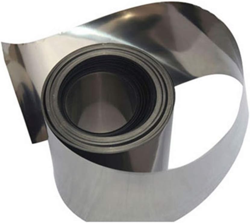 High Purity Titanium Foil, Titanium Sheet, Metal Titanium Strip for Scientific Research (0.01×120×1000mm)