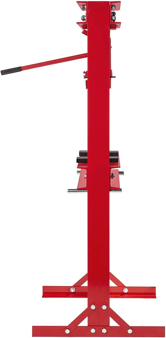 Stark Hydraulic Shop 12 Ton Capacity Floor Press H-Frame Type Jack Stand with Plate Equipment, Red