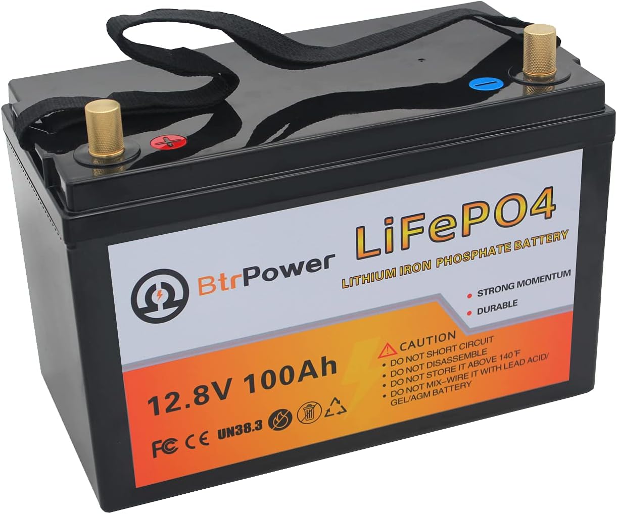 12V 200Ah Deep Cycle LiFePO4 Battery Lithium Iron LiFePO4 battery,Built-in 100A BMS and 4000-7000 Cycle,with 2560W Power Output Perfect for RV, Solar, Marine, Overland, Off-Grid Application…