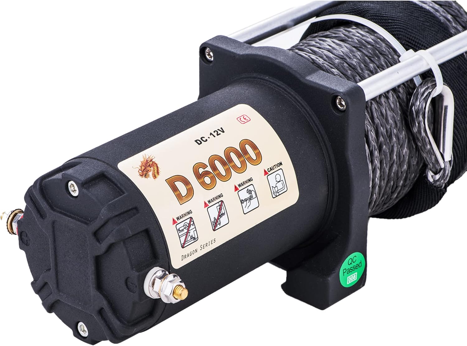 SINOKING 6000lb 12V Winch, UTV&ATV Winch with 1/4