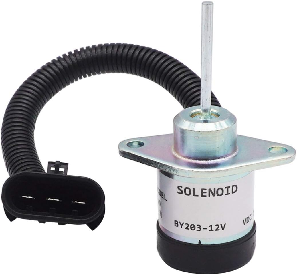 6691498 6691313 7000769 Fuel Stop Solenoid for Bobcat S160 S185 S205 450 S510 T550 T590 T630 Pack of 2