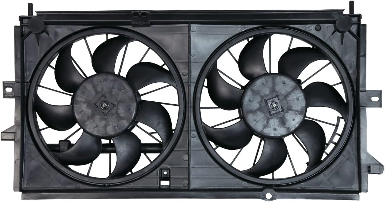 TYC 620380 Cooling Fan Assembly Compatible with 2000-2003 Chevrolet Impala , Black