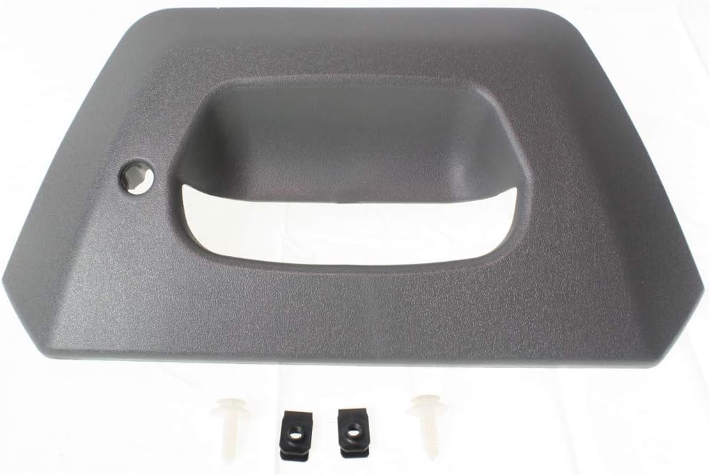 For Chevy Avalanche 1500/2500 Tailgate Handle Bezel 2003 04 05 2006 | Textured Gray | Plastic | GM1916105 | 93440179 Pack of 2