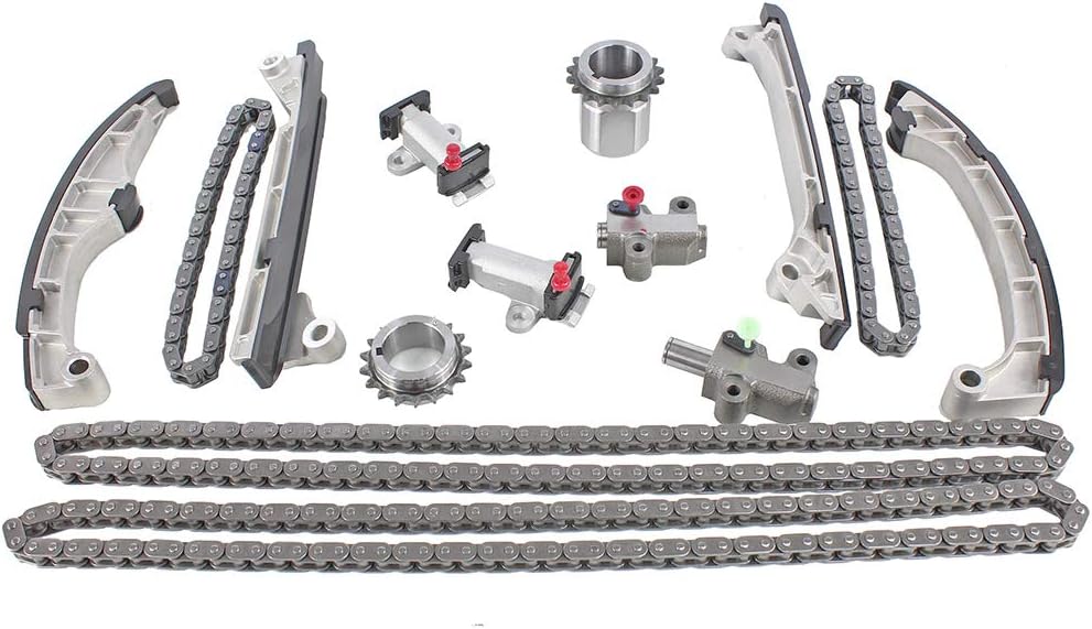 DNJ TK978C Timing Chain Kit for 2008-2016/ Lexus, Toyota/ GS460, GX460, IS F, LS460, LS600h, RC F, Sequoia, Tundra/ 4.6L, 5.0L/ DOHC/ V8 / 32V / 303cid, 4608cc, 4968cc / 1URFE, 1URFSE, 2URGSE