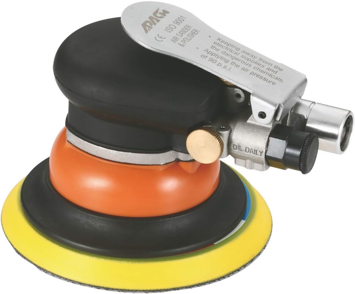 Apach Air Random Orbital Palm Sander, 6-Inch (AS050CNV6) Pack of 2
