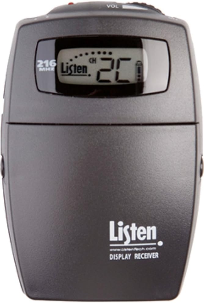 Listen Technologies LR-400-216 Portable Display RF Receiver (216 MHZ)