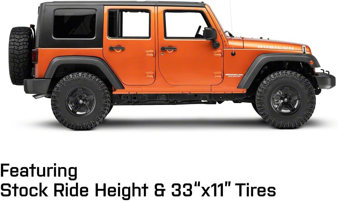 Mammoth Boulder Black Wheel; 16x8 Compatible with 07-18 Jeep Wrangler JK