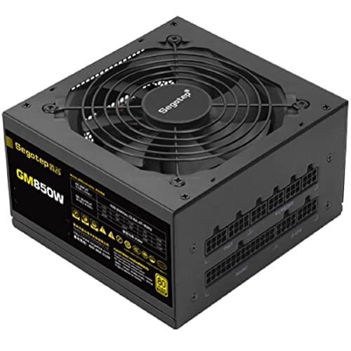 Gm850w Gold Medal Full Module Power Supply (80plus Gold Medal Dual CPU Power Supply, 5-Year Warranty, Wide Desktop Computer Game Console Power Supply)