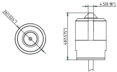 HIKVISION DS-2CD6412FWD-L10 1.3MP 1/3” WDR Seperated Network Camera Module(Lens/Sensor), 3.7mm Lens, Base Unit Required (Renewed)