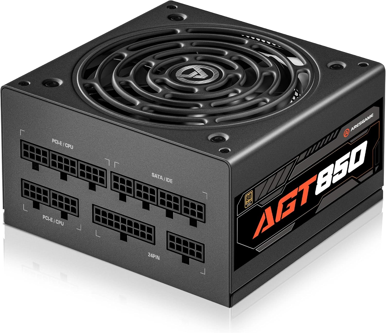 1000W Power Supply 80 Plus Gold Certified Fully Modular PSU (ARESGAME, GL1000)