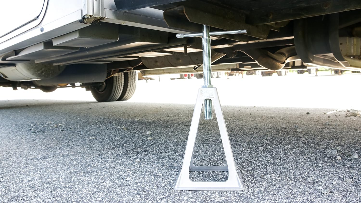 Camco Olympian Aluminum Stack Jacks, Stabilize, Position And Level Your RV, Trailer Or Camper, Can Support Up to 6,000 lb., Extends 11