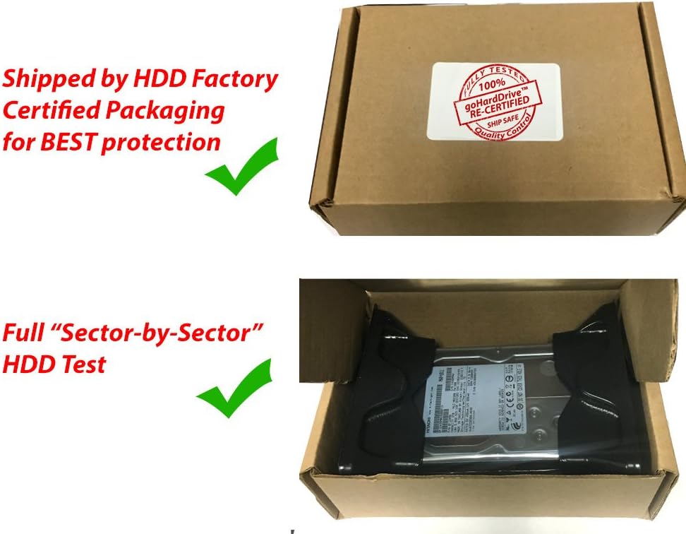 HGST Ultrastar 7K4000 (0F18567) 7200RPM SATA 6.0Gb/s 4TB 64MB Cache 3.5inch Internal Hard Drive - 3 Year Warranty (Renewed) Pack of 2