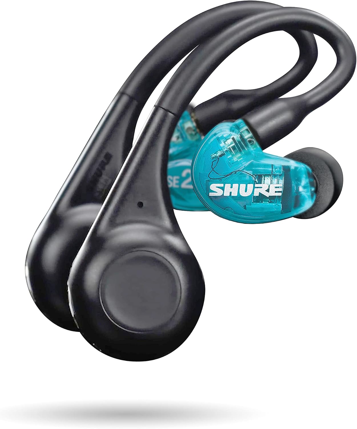 Shure AONIC 215 TW2 True Wireless Sound Isolating Earbuds with Bluetooth 5 Technology, Premium Audio with Deep Bass, Secure Fit Over-The-Ear, 32 Hour Battery Life, Fingertip Controls - (Gen 2) - Blue