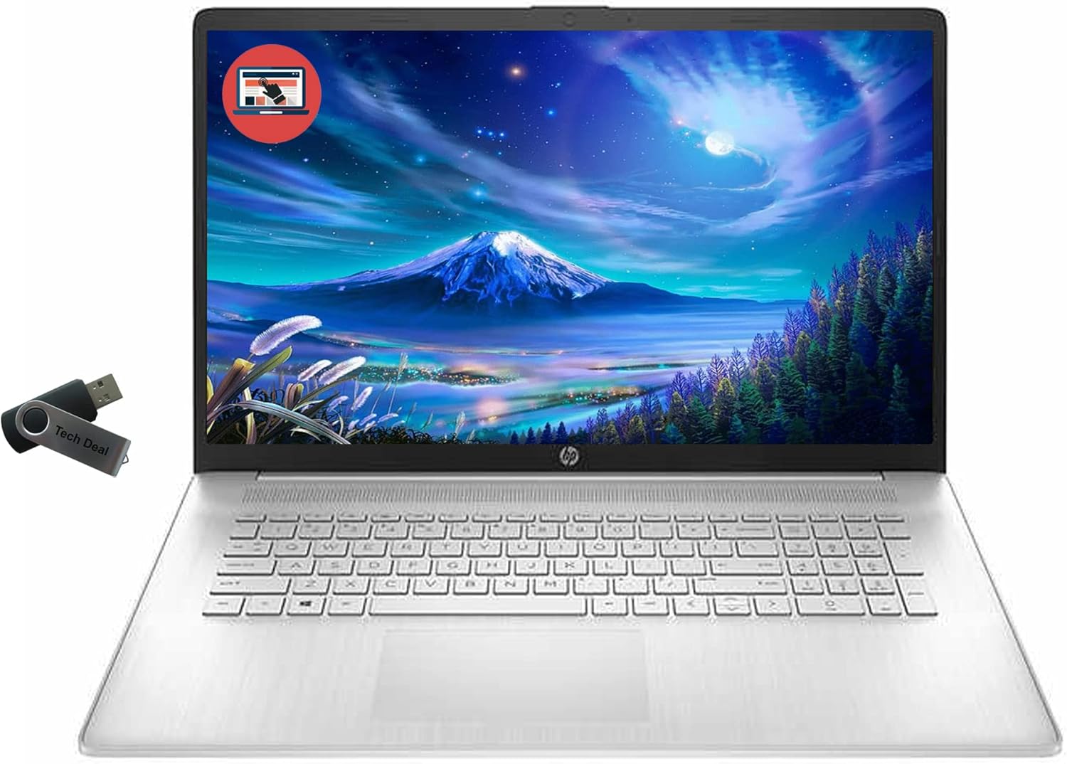 HP 17 Business Laptop Computer, 17.3