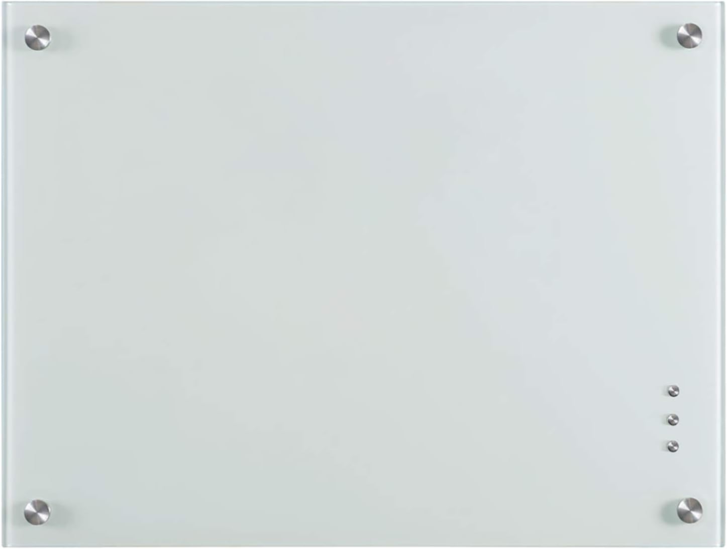 QUEENLINK,Magnetic Glass Board,Glass Whiteboard,48x 36 Inches Glass Dry Erase White Board,One Pen Tray ,Black…