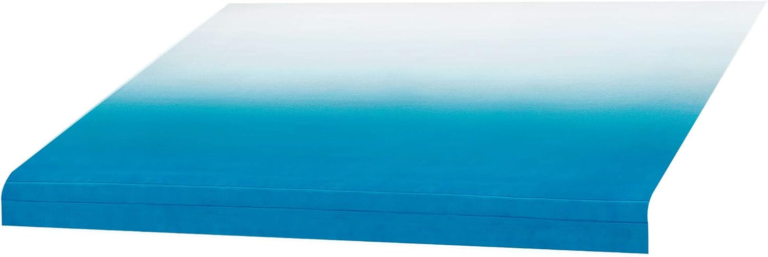 RecPro RV Awning Fabric Replacement 15 Foot Camper Awning | Blue | Heat Sealed | Width Size Options | 8' (96