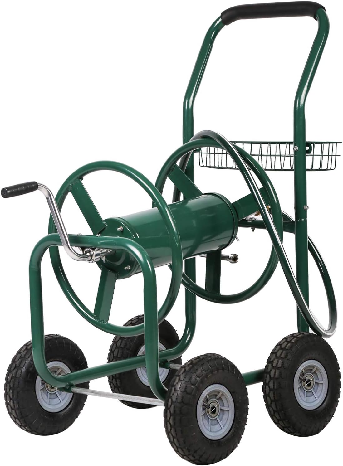 PayLessHere Garden Water Hose Reel Cart Garden Cart with Heavy Duty 300FT Hose Yard Water Planting