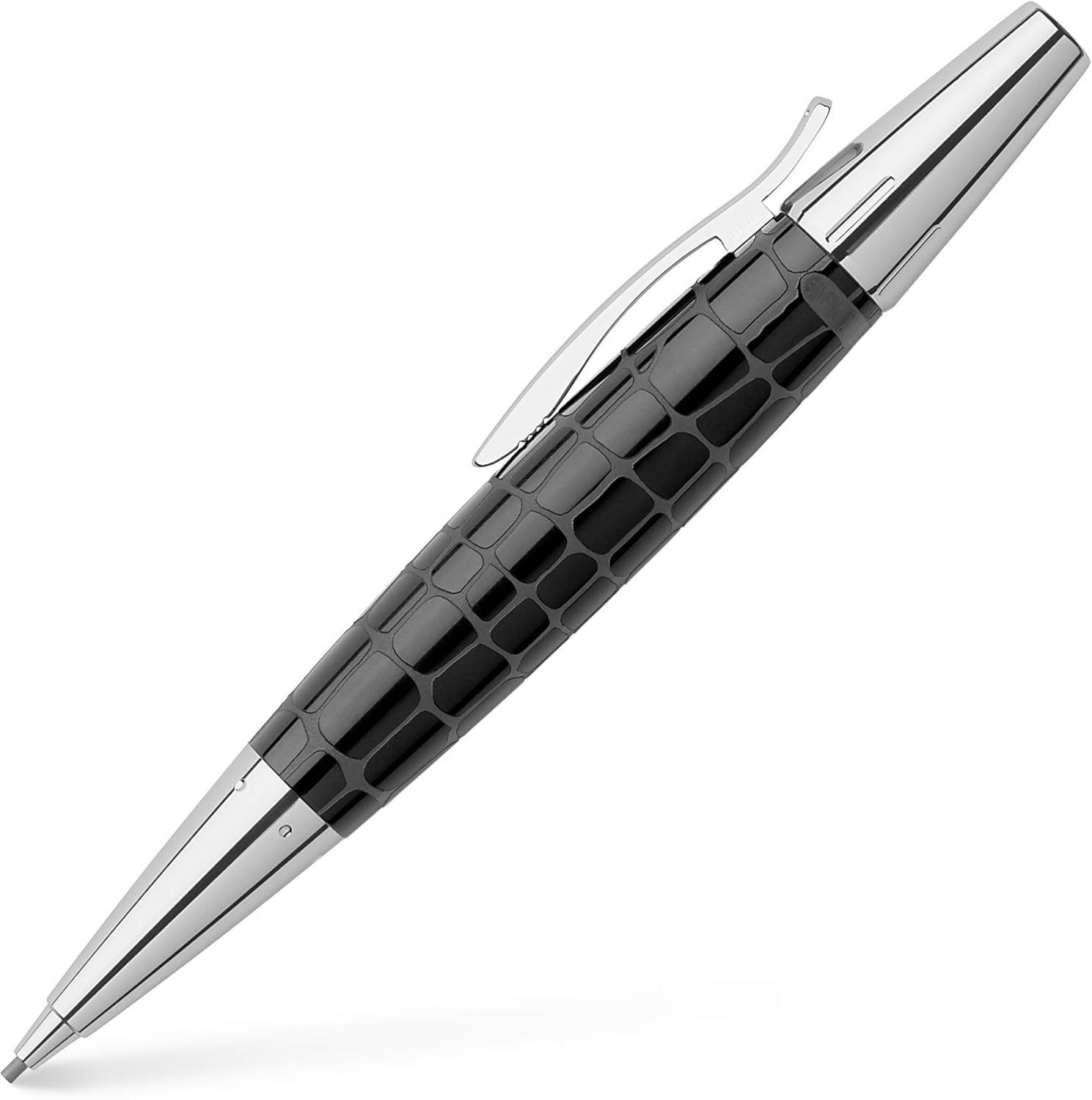 Faber-Castell E-Motion Twist Pencil Croco Black Pack of 2