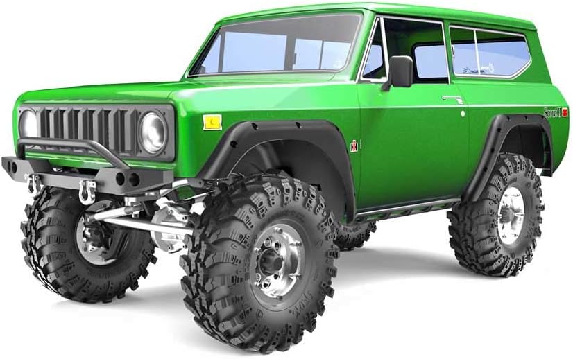Redcat Racing RC Crawler 1/10 Scale Gen8 V2 International Scout II Off Road Rock Crawler RC Truck – 2.4Ghz Radio Controlled Waterproof Off Road Car – Great for All Terrain – Green