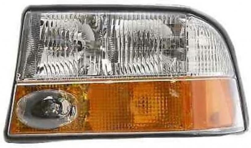 For GMC Envoy 2002 2003 2004 2005 Driver Side Headlight | Composite Type | w/Fog Light | 16526225 | GM2502173
