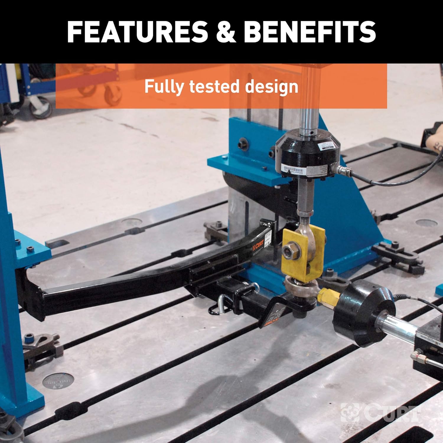 CURT 13199 Class 3 Trailer Hitch, 2-Inch Receiver, Fits Select Nissan Titan