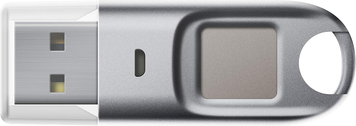 FEITIAN BioPass K27 USB Security Key - Two Factor Authenticator - USB-A with FIDO U2F + FIDO2 - Biometric Fingerprinting - Help Prevent Account Takeovers with Multi-Factor Authentication Pack of 2