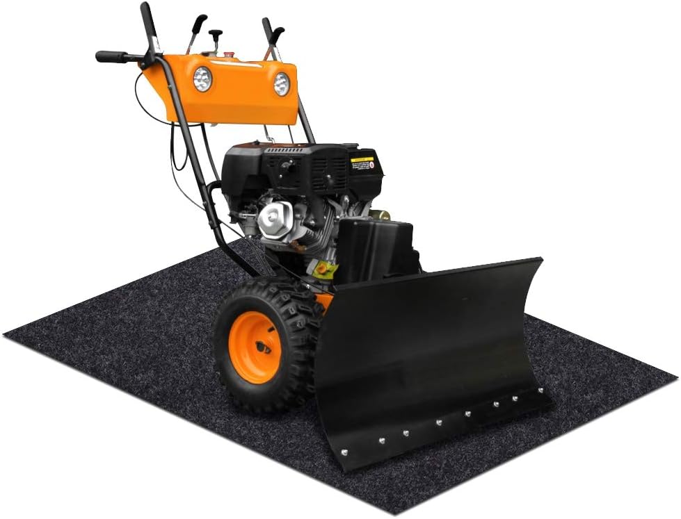 Delooant Snow Blower Mat (Snowblower Mat:72inches x 74inches) Pack of 2