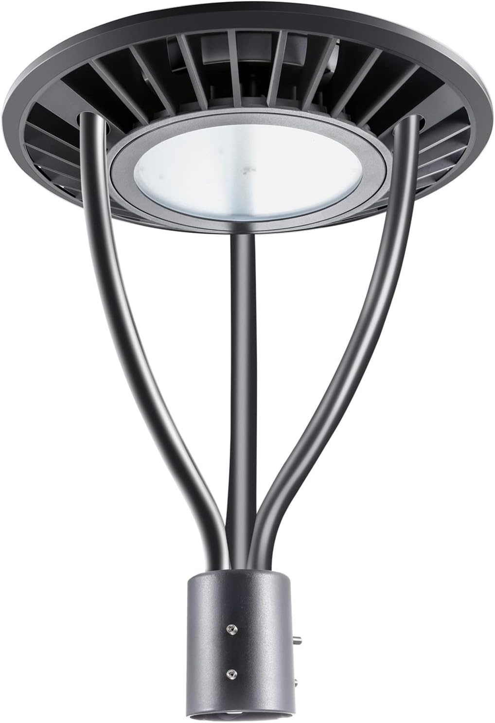 LED Circular Post Top Pole Lights 100W, 13000LM (500W Equiv.) LED Garden Area Lights for Pathway School Street Light