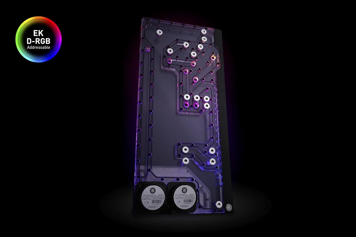 EKWB EK-Quantum Reflection 1000D D5 PWM Distroplate, D-RGB, Plexi